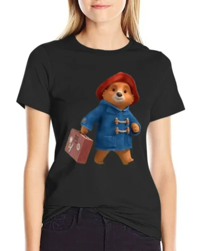 paddington bear (5) T-shirt Short sleeve tee cute clothes workout shirts for Women
