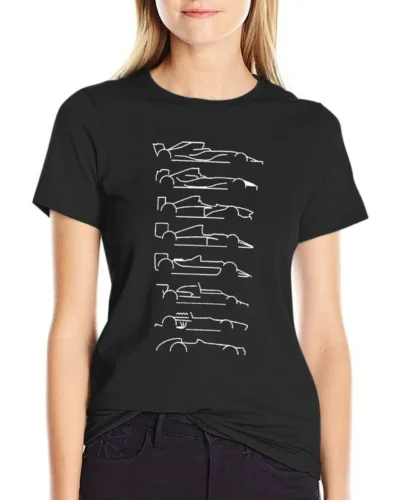the evolution of F1 T-Shirt hippie clothes lady clothes animal prinfor animal print t-shirts for Women graphic tees funny