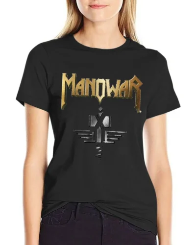 Manowar Manowar Manowar T-Shirt animal print shirt for girls tees summer tops anime clothes t shirts for Women loose fit