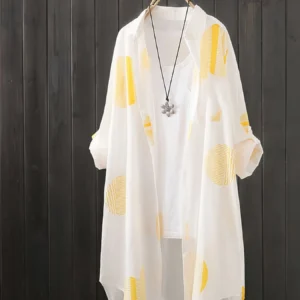 Black and White Large Size Shirt for Women's Spring and Summer Travel Thin Top Sunscreen Breathable Clothes POLO Collar