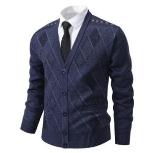 Men Cardigans Knitted Sweaters 2024 Autumn Winter Warm Top Thick Vintage Casual Fashion Button Up Cardigans Jackets Men Clothing