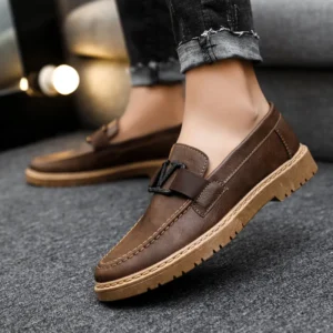 Mens Loafers Shoes Man Men Sneakers Walking Fashion Moccasins Designer Footwear Male Brand Casual Leather Boat Shoes for Men