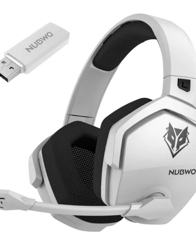 NUBWO G06 2.4G Dual Wireless Gaming Headset 5ms Low Latency 7.1 Surround ENC Mic For PC PS4 PS5 Gaming Bluetooth Headphones