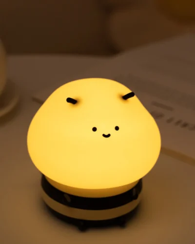 LED Night Lights Bee Creative Bedside Room Decoration Atmosphere LED Light Desk Lamp Nightlight for Kids Christmas Birthday Gift