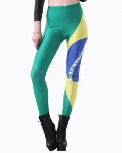 Brazil Flag Women Legging Womens Leggings Jeggings Women Pants Sexy Legging Pant Sexy Printed Leggings 070717