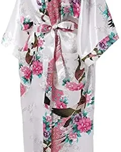 Rayon Robes Women Nightwear Flower Home Clothes Intimate Lingerie Casual Kimono Bath Gown Lady Sexy Night Dress Oversize 3XL