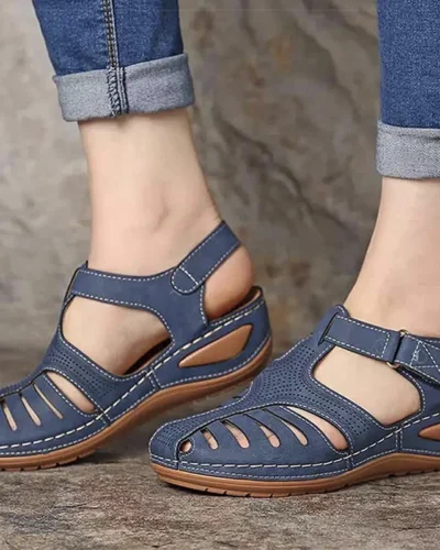 Women's Sandals Classics Summer Shoes For Women Summer Sandals Wedge Heels Sandalias De Mujer With Low Platform Footwear Female