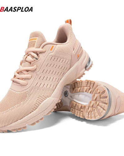 Baasploa Women Running Shoes Fashion Lightweight Sport Shoes Women Breathable Mesh Casual Sneakers Non-Slip New Arrival