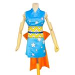 Anime Wano Cosplay Yukata Kimono Women Luxury Halloween Costume