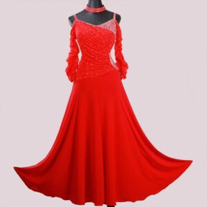 Ballroom Dance Competition Dress Customized Adult Children Waltz Social Dancing Skirt Stage Wear