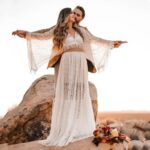 Boho Lace Maternity Maxi Dress Beach Wedding Photoshoot Gown