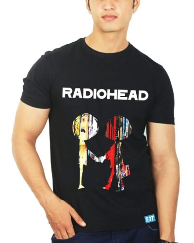 Men’s Radiohead Band T-Shirt The Banyan Tee Round Neck Cotton Music Graphic Casual Top