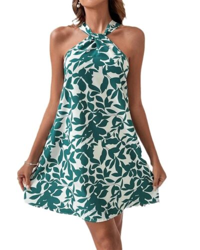 Vintage Suede Leather Spaghetti Strap Dress – Women’s Sexy Bodycon Sleeveless Mini Dress